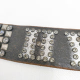 HYSTERIC GLAMOUR/BALTAZAR スタッズ ベルト クロ レディース ヒステリックグラマー/バルタザール【中古】6-0607G◎