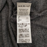 HERMES シルクウール ラインニット サイズM イタリア製 エルメスジャポン クルーネック セーター ニット グレー メンズ エルメス【中古】6-0616M♪
