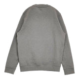 HERMES ソルド品 CAPSULE SPORT 馬具モチーフ レザーパッチ サイズM 裏起毛 スウェット グレー メンズ エルメス【中古】6-0612T♪
