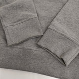 HERMES ソルド品 CAPSULE SPORT 馬具モチーフ レザーパッチ サイズM 裏起毛 スウェット グレー メンズ エルメス【中古】6-0612T♪