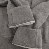 HERMES ソルド品 CAPSULE SPORT 馬具モチーフ レザーパッチ サイズM 裏起毛 スウェット グレー メンズ エルメス【中古】6-0612T♪