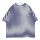 YARRA エコリバイバル半袖TEE ボーダー コットン サイズF 半袖Ｔシャツ カットソー ライトブルー ホワイト レディース ヤラ【中古】6-0627S△
