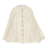 Cotton House Aya コットン ワイド ブラウス シャツ アイボリー レディース コットンハウスアヤ【中古】6-0822M∞