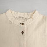 Cotton House Aya コットン ワイド ブラウス シャツ アイボリー レディース コットンハウスアヤ【中古】6-0822M∞