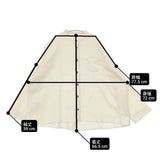 Cotton House Aya コットン ワイド ブラウス シャツ アイボリー レディース コットンハウスアヤ【中古】6-0822M∞