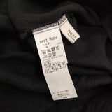 nest Robe ヘビーリネン×メッシュリネンジレワンピース 01243-1067 定価44000円 ドレス 24AW ブラック レディース ネストローブ【中古】6-0616S♪