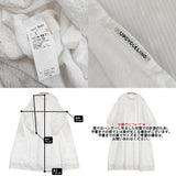 nest Robe 【UpcycleLino】近江晒しレースワンピース 01251-1054 スキッパードレス ワンピース 25SS ホワイト レディース ネストローブ【中古】6-0616M♪