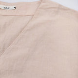 HAU kapok オールインワン カポック混 サイズ38 定価25300円 オールインワン ツナギ 25SS サーモンピンク レディース ハウ【中古】6-0626S♪