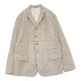 ARTS&SCIENCE Old tailored jacket リネン 031-U239-128 5ボタン テーラードジャケット ベージュ レディース アーツ&サイエンス【中古】6-0912M∞