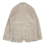 ARTS&SCIENCE Old tailored jacket リネン 031-U239-128 5ボタン テーラードジャケット ベージュ レディース アーツ&サイエンス【中古】6-0912M∞