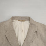 ARTS&SCIENCE Old tailored jacket リネン 031-U239-128 5ボタン テーラードジャケット ベージュ レディース アーツ&サイエンス【中古】6-0912M∞