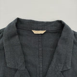 ARTS&SCIENCE コットンリネン ライトコート ショップコート 薄手 羽織り 091-U637-158 コート ネイビー ユニセックス アーツ&サイエンス【中古】6-0630M♪