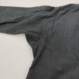 ARTS&SCIENCE コットンリネン ライトコート ショップコート 薄手 羽織り 091-U637-158 コート ネイビー ユニセックス アーツ&サイエンス【中古】6-0630M♪