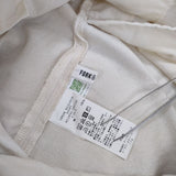 FORK&SPOON ソフトツイストインタックデニムパンツ 定価7920円 コットン 製品洗い デニムパンツ 24SS オフホワイト レディース フォークアンドスプーン【中古】6-0820G∞