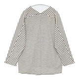 URBAN RESEARCH ITEMS カットミラノプルオーバー ボーダー 長袖Ｔシャツ カットソー ロンＴ 26SS ホワイト ブラック レディース アーバンリサーチ【中古】6-0822M∞