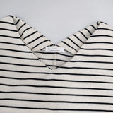 URBAN RESEARCH ITEMS カットミラノプルオーバー ボーダー 長袖Ｔシャツ カットソー ロンＴ 26SS ホワイト ブラック レディース アーバンリサーチ【中古】6-0822M∞