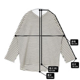URBAN RESEARCH ITEMS カットミラノプルオーバー ボーダー 長袖Ｔシャツ カットソー ロンＴ 26SS ホワイト ブラック レディース アーバンリサーチ【中古】6-0822M∞