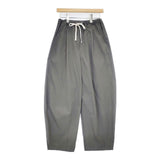 URBAN RESEARCH DOORS ドロストコクーンパンツ イージーパンツ 定価8250円 パンツ 25AW チャコールグレー レディース アーバンリサーチドアーズ【中古】6-0822G∞