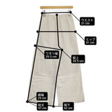 ITEMS URBAN RESEARCH レーヨンワイドパンツ リネン混 イージーパンツ サイズF パンツ ライトベージュ レディース アイテムズアーバンリサーチ【中古】6-0909M△