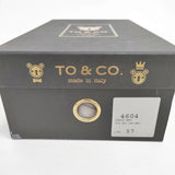 TO & CO. エナメルトゥ サイズ37 ヒール パンプス ライトグレー クロ レディース トゥーアンドコー【中古】6-0703G◎