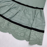 FIG femme MILMIL OP DEPT デプトカンパニー eri レース キャミソールワンピース ギャザー 定価29400円 ワンピース ライトグリーン ブラック (公式カラー：MINT) レディース フィグフェム【中古】6-0909S△