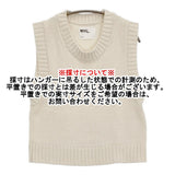 MHL. COARSE COTTON LINEN 595-4161500 定価22000円 サイズ2 リネンコットンニット ベスト 24SS ホワイト レディース エムエイチエル【中古】6-0616M♪