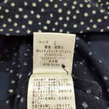 Pal'las Palace インディゴ 日本製 サイズ2 ドット ドレス チュニック ワンピース ネイビー レディース パラスパレス【中古】6-0707S♪