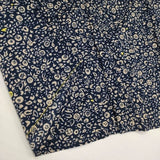 Pal'las Palace 総柄 コットン ブラウス シャツ ネイビー レディース パラスパレス【中古】6-0822M∞