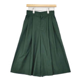 MUVEIL WORK キュロット ポリエステルレーヨン サイズ38 パンツ グリーン レディース ミュベール【中古】6-0822G∞