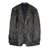 PAUL SMITH COLLECTION ラムレザー 羊革 2B ステッチ ジャケット ブラック メンズ ポールスミスコレクション【中古】6-0906M∞