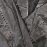 PAUL SMITH COLLECTION ラムレザー 羊革 2B ステッチ ジャケット ブラック メンズ ポールスミスコレクション【中古】6-0906M∞