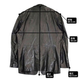 PAUL SMITH COLLECTION ラムレザー 羊革 2B ステッチ ジャケット ブラック メンズ ポールスミスコレクション【中古】6-0906M∞