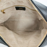 Manuel MILANO イタリア製 レザーバッグ 2WAY ボストン 定価33000円 ショルダーバッグ ブラック レディース マニュエルミラノ【中古】6-0626G♪