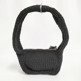 R&D.M.Co- LILIAN YARN HAND KNIT BODY BAG 手編みニット 定価42900円 ボディバッグ 24AW ブラック レディース オールドマンズテーラー【中古】6-0626G♪