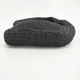 R&D.M.Co- LILIAN YARN HAND KNIT BODY BAG 手編みニット 定価42900円 ボディバッグ 24AW ブラック レディース オールドマンズテーラー【中古】6-0626G♪