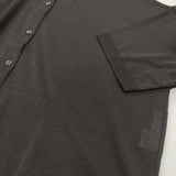 Lelill 2WAY ワイドシルエット コットンポリエステルニット サイズ38 クルーネック 定価17600円 カーディガン ブラック レディース レリル【中古】6-0707S♪