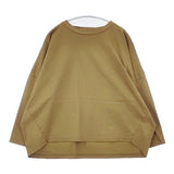 ZUCCa ドルマンスリーブ 長袖Ｔシャツ カットソー ロンＴ ブラウン レディース ズッカ【中古】6-0822M∞