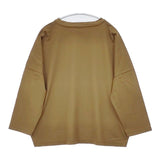 ZUCCa ドルマンスリーブ 長袖Ｔシャツ カットソー ロンＴ ブラウン レディース ズッカ【中古】6-0822M∞