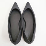 GIA STUDIOS ジアストゥディオス PHIL BALLET FLAT SILK WOOL 定価63800円 サイズ36 パンプス ブラック レディース【中古】6-0626G♪