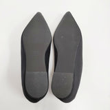 GIA STUDIOS ジアストゥディオス PHIL BALLET FLAT SILK WOOL 定価63800円 サイズ36 パンプス ブラック レディース【中古】6-0626G♪
