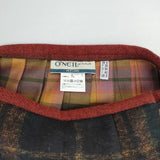 O'NEIL OF DUBLIN チェック キルト 巻き ラップ ウール GB8 スカート マルチカラー レディース オニールオブダブリン【中古】6-1017T∞