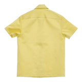 MADISONBLUE RELAXED FIT S/S SH SATIN サイズ00(XS) 定価97900円 MB231-5026 サテン 半袖シャツ 23SS イエロー レディース マディソンブルー【中古】6-0707S♪