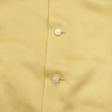 MADISONBLUE RELAXED FIT S/S SH SATIN サイズ00(XS) 定価97900円 MB231-5026 サテン 半袖シャツ 23SS イエロー レディース マディソンブルー【中古】6-0707S♪