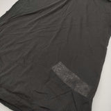 ATON シアー ノースリーブ チュニック サイズ02 日本製 タンクトップ カットソー ブラック レディース エイトン【中古】6-0707S♪