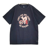 45R/45rpm 45星Tシャツ トリコホエール サイズ2 半袖Ｔシャツ カットソー ネイビー ピンク レディース フォーティーファイブアールピーエム【中古】6-0626S♪