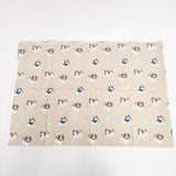 Daily like シーズー柄 犬柄 約140cm×100cm ファブリック 生地 ベージュ レディース【中古】6-0716G◎