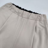 NO CONTROL AIR スムースポリエステルライトツイルテーパードパンツ NC0306PF パンツ ベージュ レディース ノーコントロールエアー【中古】6-1007G∞