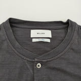 WELLDER ICONS別注 HENLEY NECK TANK TOP 定価11000円 WM23SSIS02 ヘンリーネック タンクトップ Cグレー メンズ ウェルダー【中古】6-0630S♪