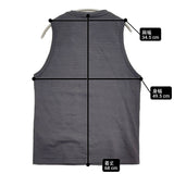 WELLDER ICONS別注 HENLEY NECK TANK TOP 定価11000円 WM23SSIS02 ヘンリーネック タンクトップ Cグレー メンズ ウェルダー【中古】6-0630S♪