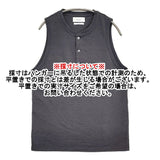 WELLDER ICONS別注 HENLEY NECK TANK TOP 定価11000円 WM23SSIS02 ヘンリーネック タンクトップ Cグレー メンズ ウェルダー【中古】6-0630S♪